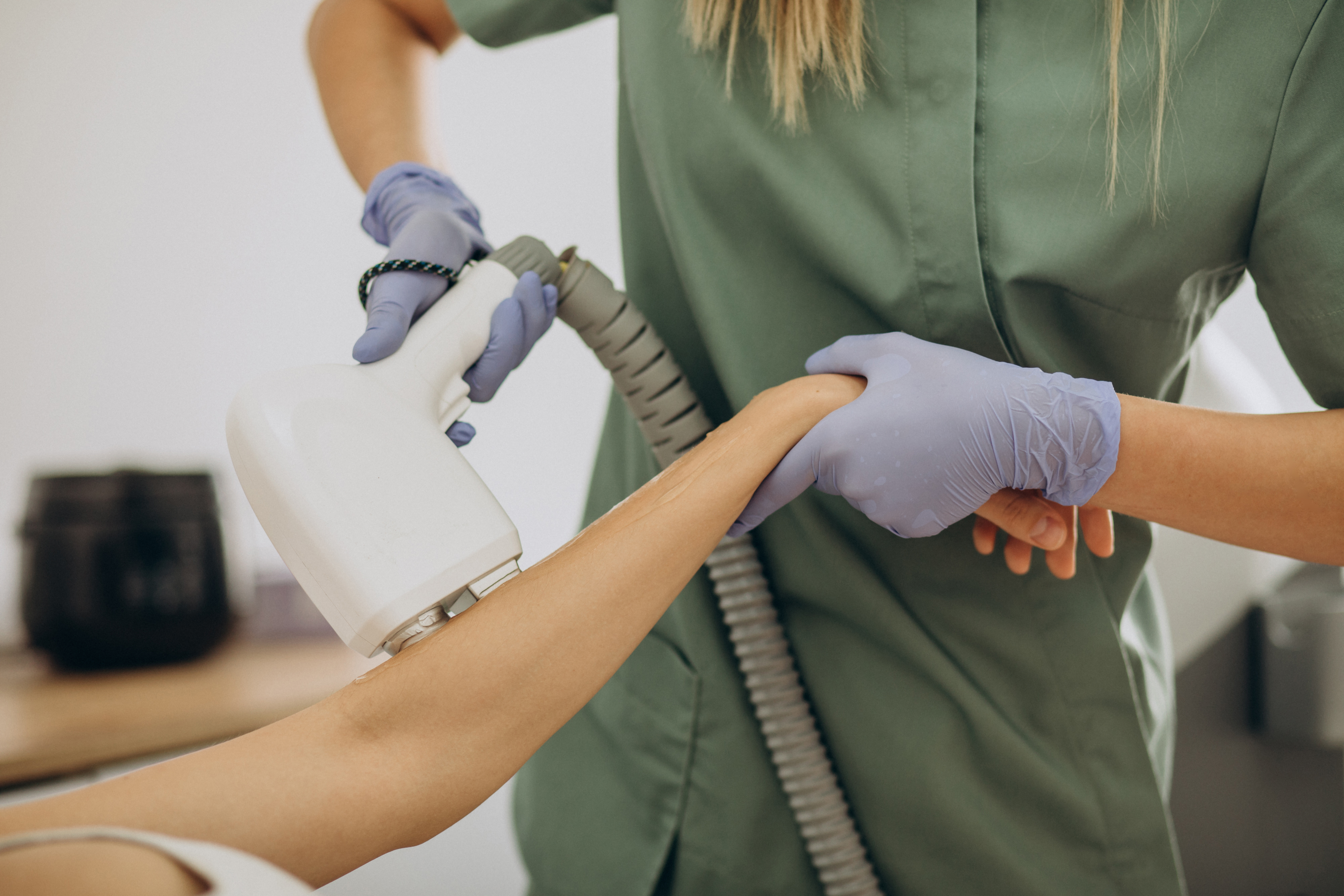 Full arms laser hair removal